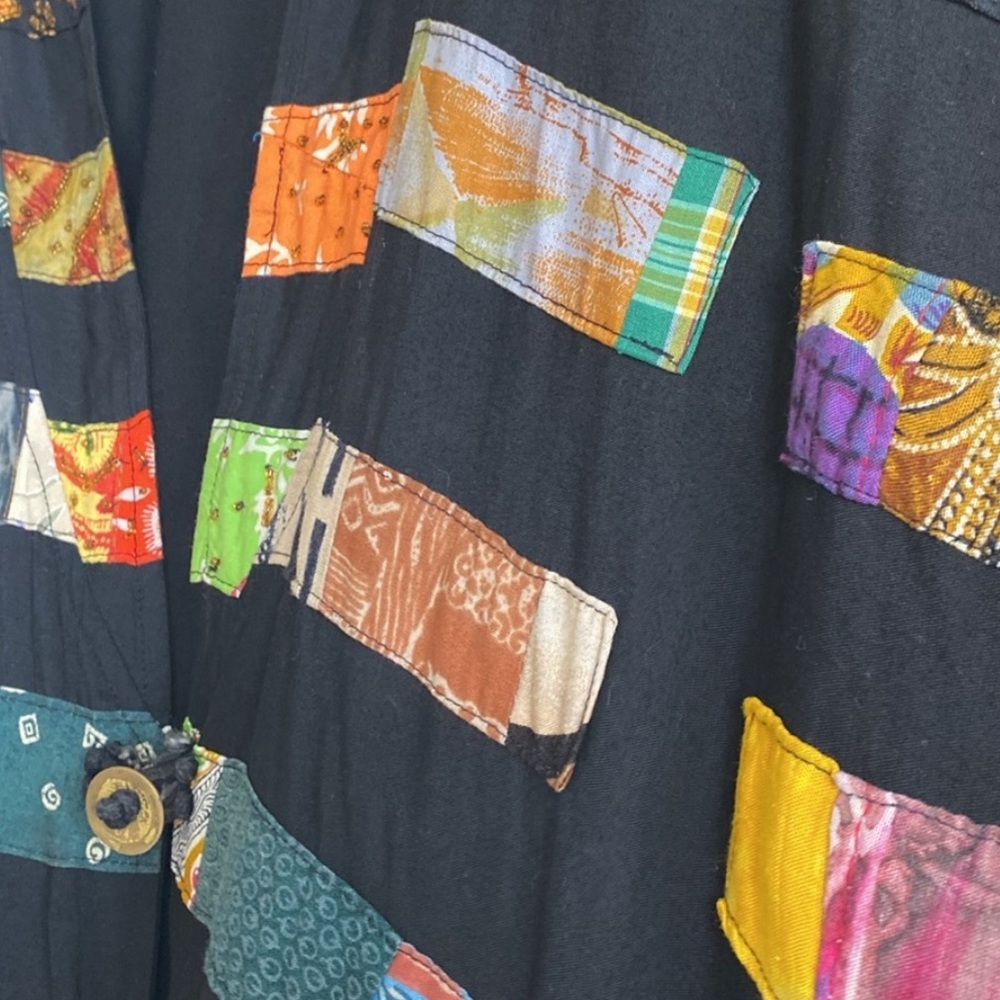 Vintage Native Wear Patchwork Jacket, One Size - image 4